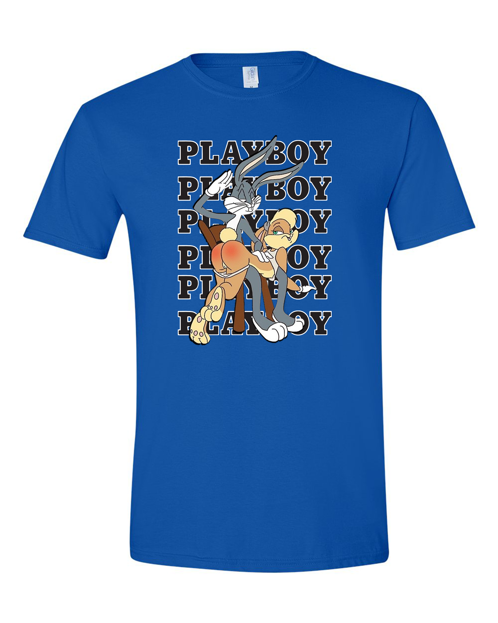 Playboy Bugs bunny spanking Lola short sleeves t-shirt | Rock Tees